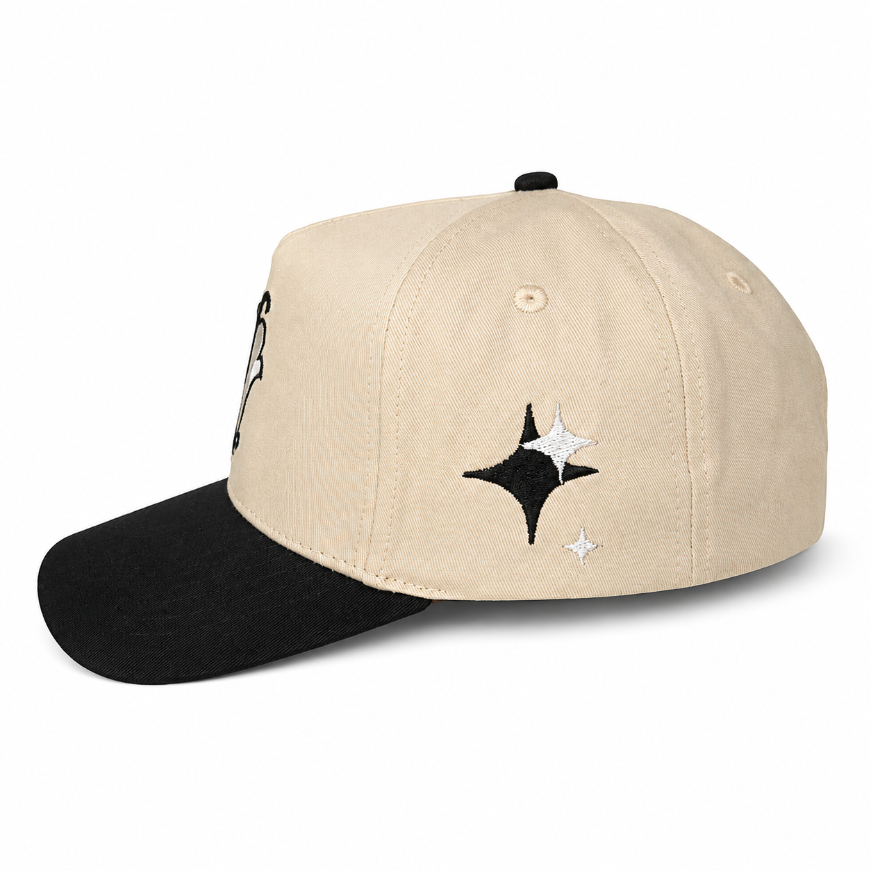 HW Staple Hat - Crème & Black