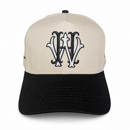 HW Staple Hat - Crème & Black