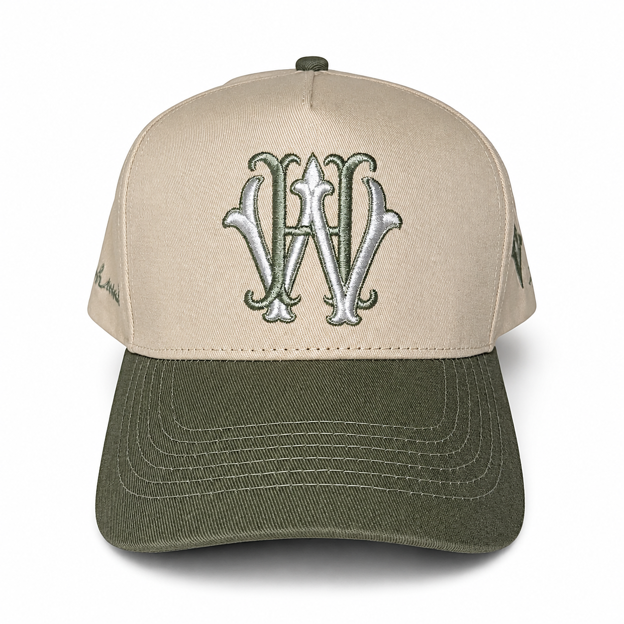 HW Staple Hat - Crème & Olive
