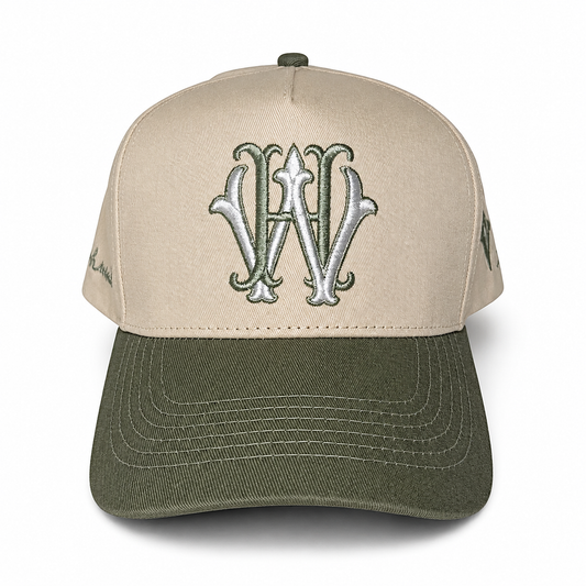 HW Staple Hat - Crème & Olive