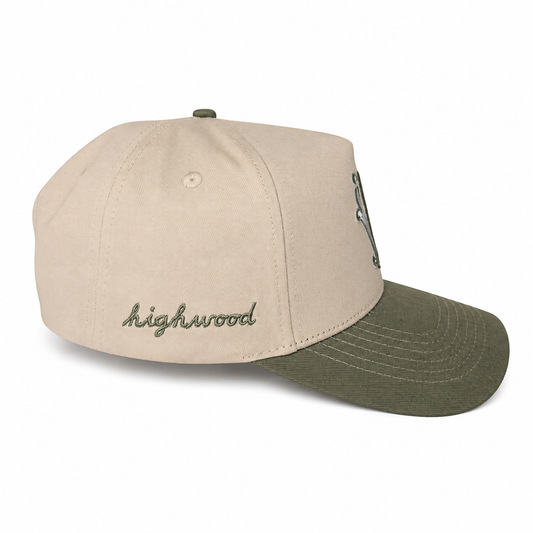HW Staple Hat - Crème & Olive