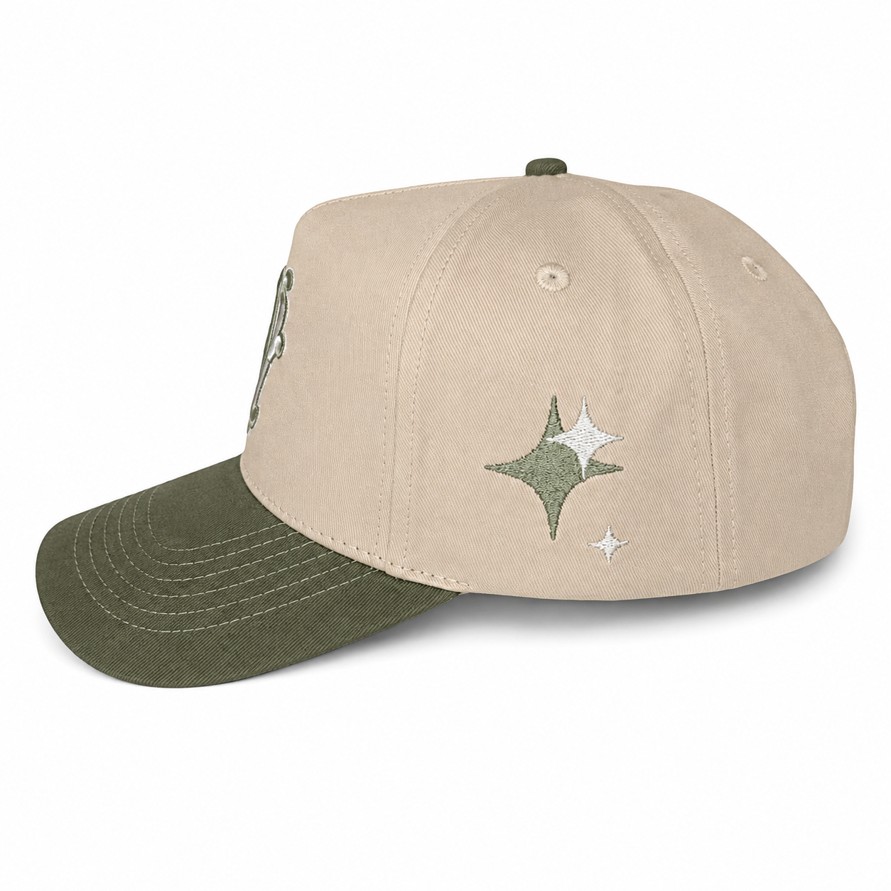 HW Staple Hat - Crème & Olive