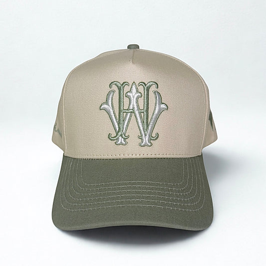 HW Staple Hat - Crème & Olive