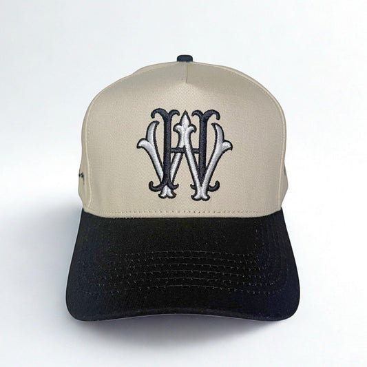 HW Staple Hat - Crème & Black
